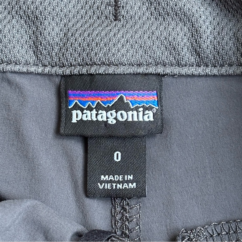 Patagonia Women’s Quandary Hiking Shorts Gray Nylon Stretch Outdoors 5" - Picture 5 of 8